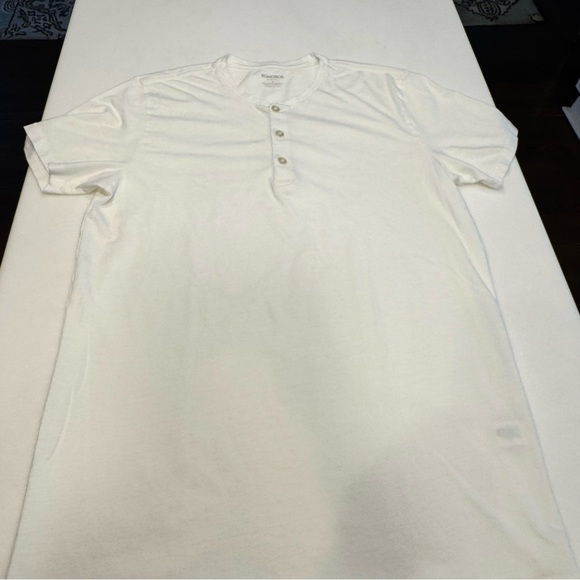 Bonobos Men’s Performance Henley Tee Shirt Slim Fit White Sz Small - Picture 9 of 10